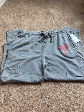 Ohio State Men's Gray Logo Sweatpants- NEW W TAGS